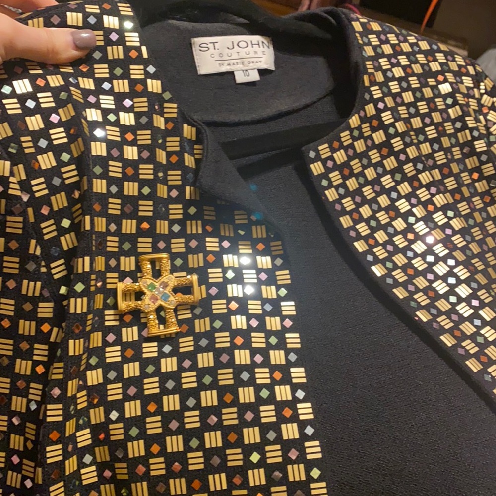 St John sparkle suit jacket